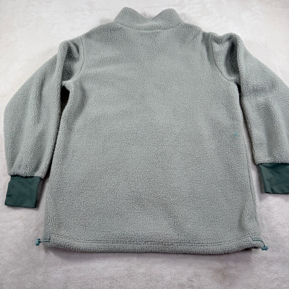 OFFLINE by Aerie Womens XS Sage Green Sherpa Fleece Quarter Zip Pullover Jacket - Picture 5 of 7